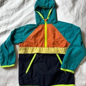 Gymboree Teal and Orange Kids windbreaker